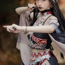 Clothing Hani photo princess Miao pilling new female anti-clothing girl full set of popular Miao clothing Hani
