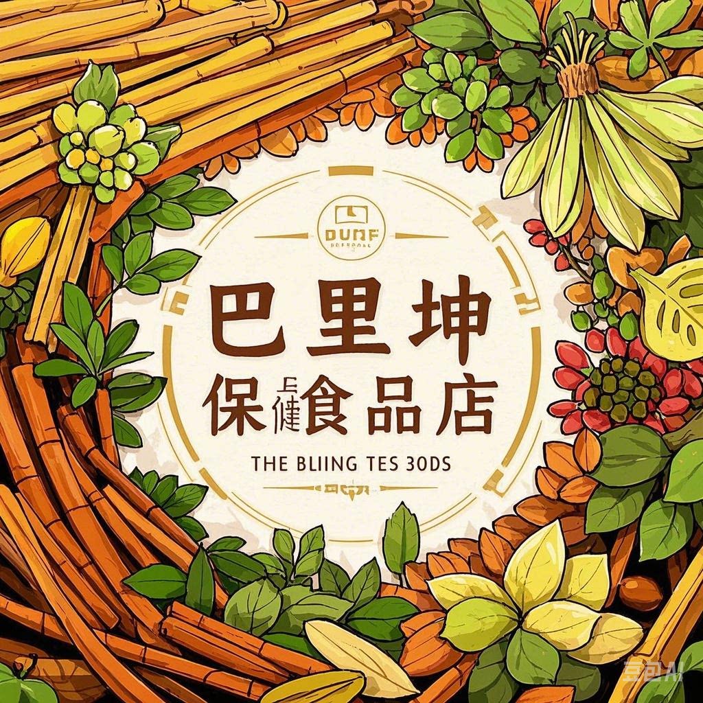 巴里坤保健食品店的LOGO