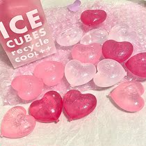 Loving Recyclable Ice Cubes Molds Cartoon Plastic Ice Hockey Cooling Ice Towns Coke Whisky Ice Cubes home