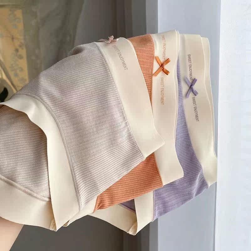 Panties women All cotton crotch Students girls Underpants Cotton crotch Ladies underpants female tennis Red