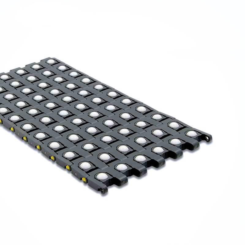 滚珠过渡板链板输送系统概述:125/85mm塑料链板的应用与连接技术解析