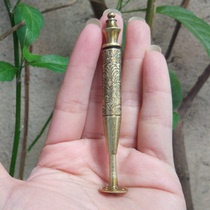 Monsoon JiFENG pipe press pure copper anti-extinguishing metal tobacco knife needle carbon repairer antique gold silver and white