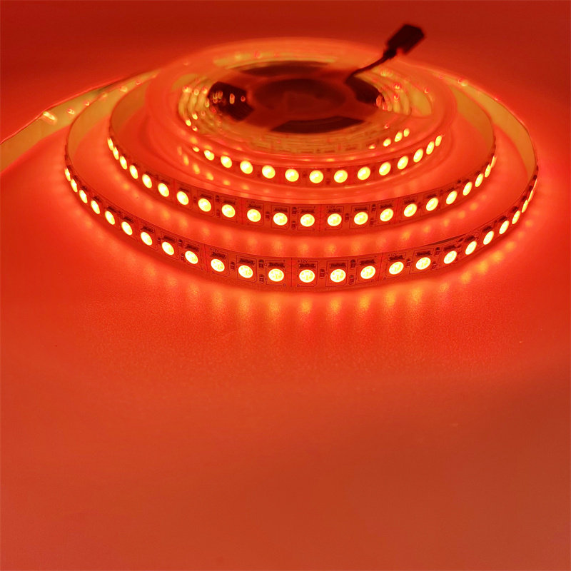 LED灯带12v低压120灯5050户外防水24v幻彩灯带自粘RGB七彩灯带-阿里巴巴