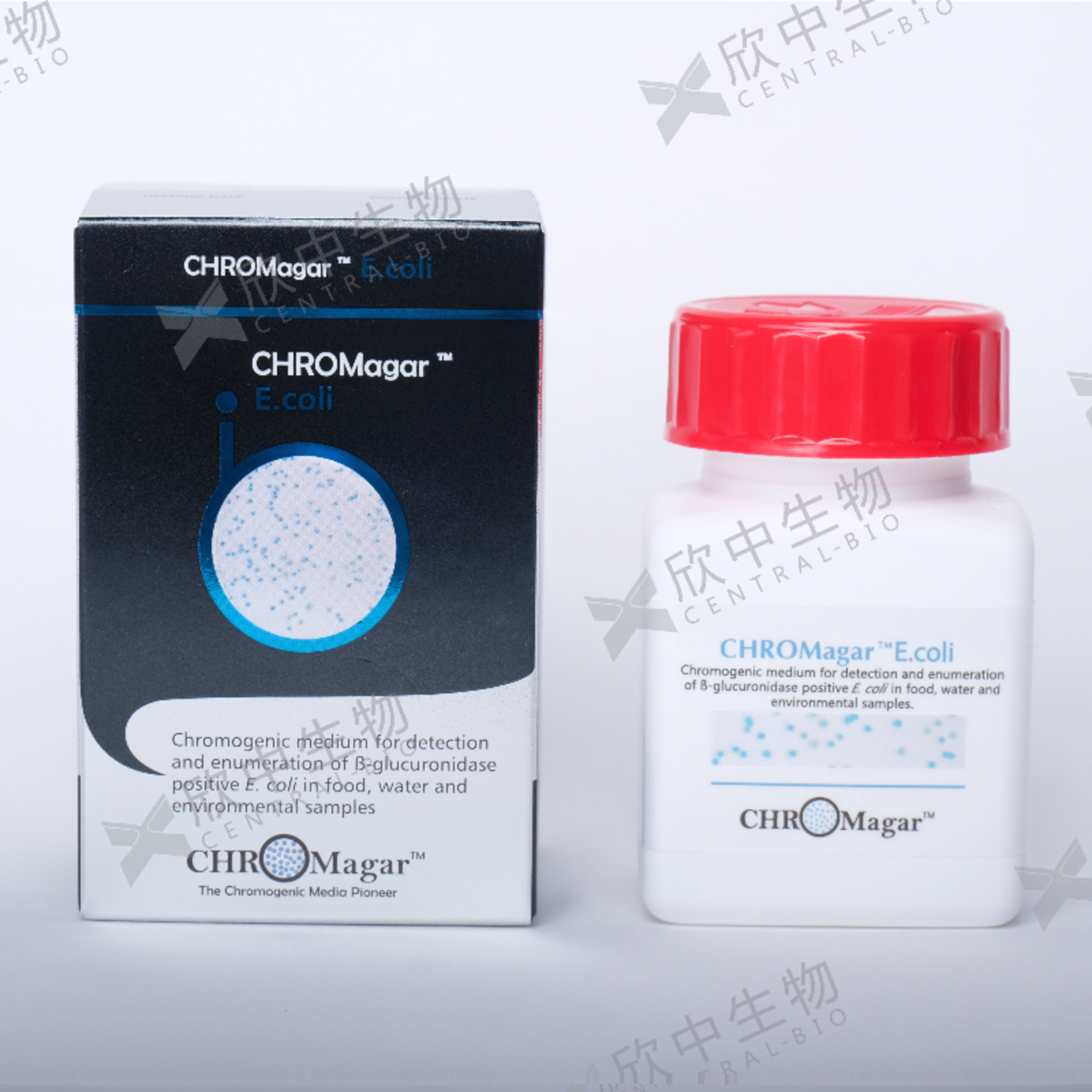 法国科玛嘉大肠杆菌显色培养基 货号：EC166 规格：1000ml/瓶