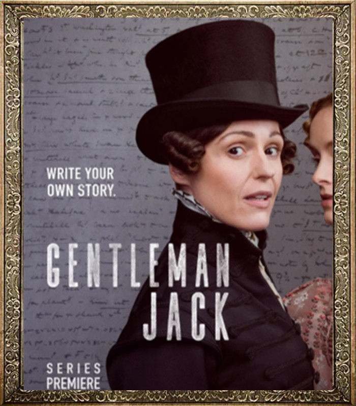 English drama gentleman Jack's first season of Gentleman Jack Schibden's UK-China promotional painting