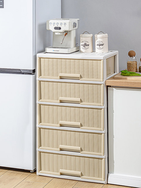 Balcony bay window storage cabinet sun protection waterproof cabinet storage rack tatami bedroom multi-layer storage cabinet without installation