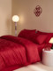 100S long velvet cotton wedding four-piece set red bamboo jacquard pure cotton quilt cover bed sheet full cotton quilt bedding