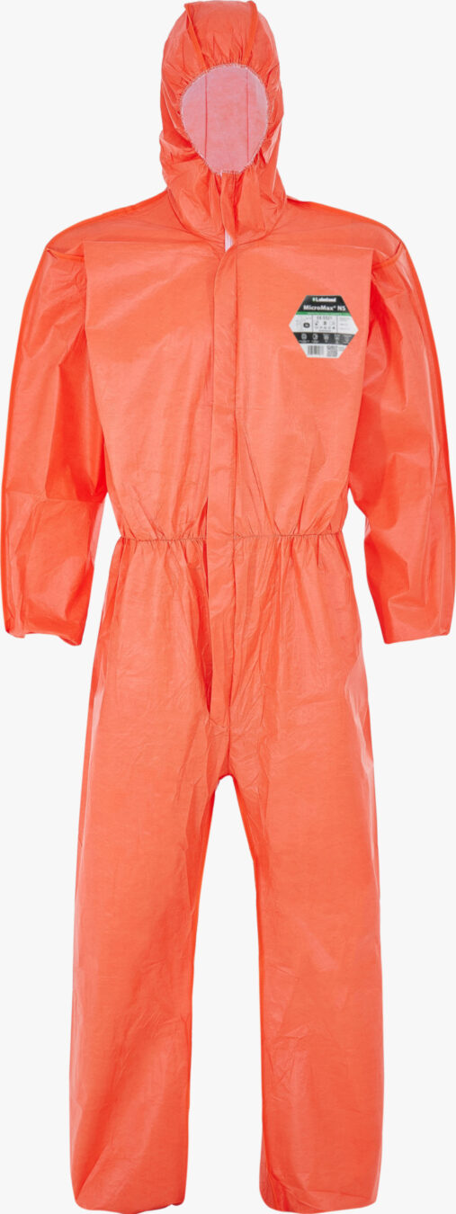 Lakeland/雷克兰AMN428OE麦克斯NS连体防护服连体带帽橙色橘黄色