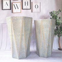 Large number of large number of flower pots with large caliber more than 30 high cylinder ceramic hair chaetian chaetian bird green plant flower pot clear cabin