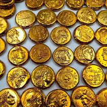 Antique Greek gold coin god Athens old coin gilt ancient coin solid king general double-sided gold coin mixed batch