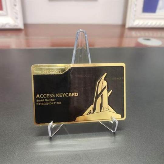 Delta Operation Peripheral Metal Card with Sound Chip, Aerospace Base, Changbow Valley, No. 0 Dam, Ceo Key