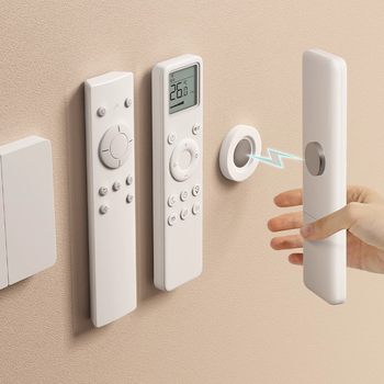 Household remote control magnetic sticker tv air conditioner remote control storage wall-mounted wall storage powerful magnetic hook