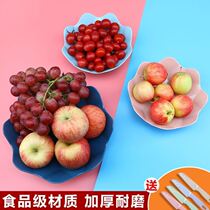 Creative fruit plate home living room tea table fruit plate snack plate candy dried fruit light luxury simple ins wind