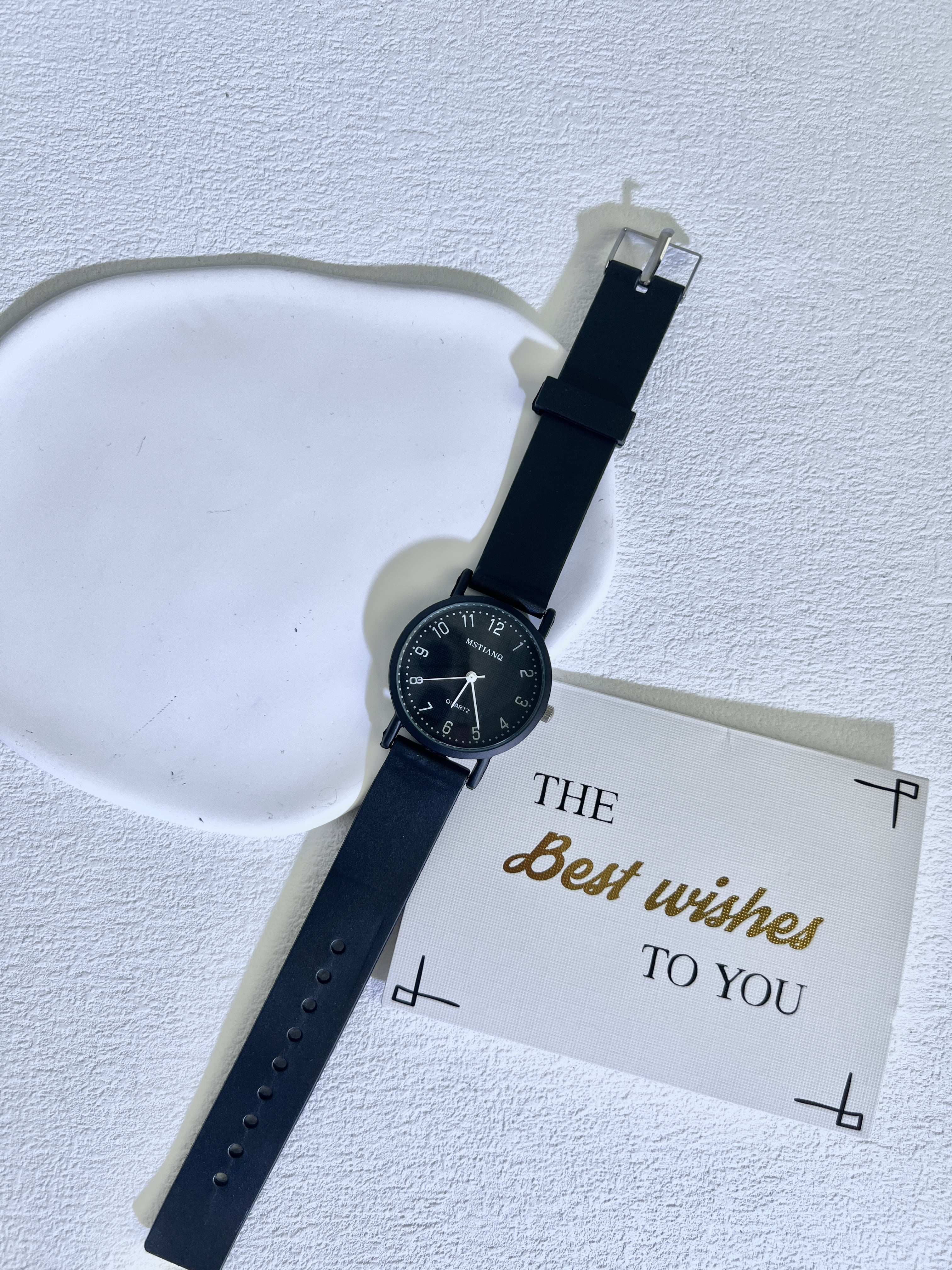 Quartz Watch Specifically for Civil Servants and Students Taking High School and College Entrance Exams, Niche, ins Simple and Cool Style, Trendy for Men and Women Couples