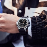 Электронные универсальные модные водонепроницаемые дорожные мужские часы, для средней школы