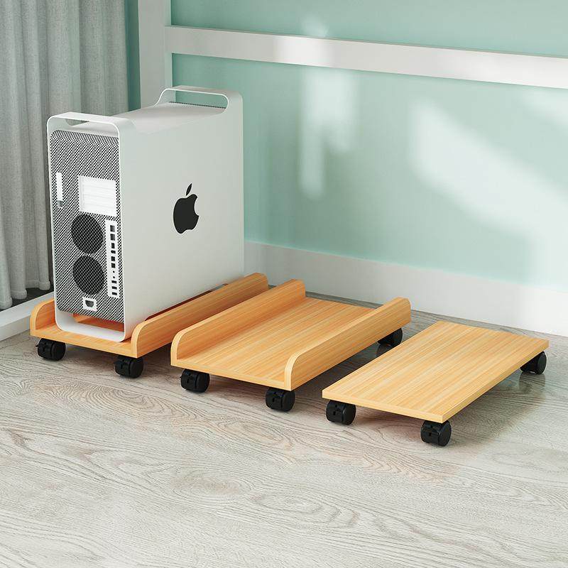 Desktop computer host bracket, under-table storage rack, mobile pulley chassis base, tray bracket, large trailer