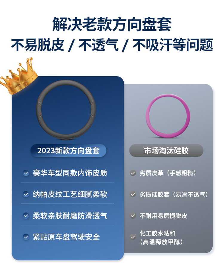 Suitable for Chery Explore 06 Steering Wheel Cover, Off-Road Version/City Version, Ultra-Thin, Special Anti-Slip Car Handle Cover