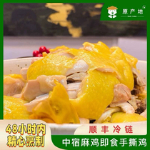 Authentic Zhongsu Maji Qingyuan salty chicken whole chicken vacuum cooked ready-to-eat salt-baked shredded chicken