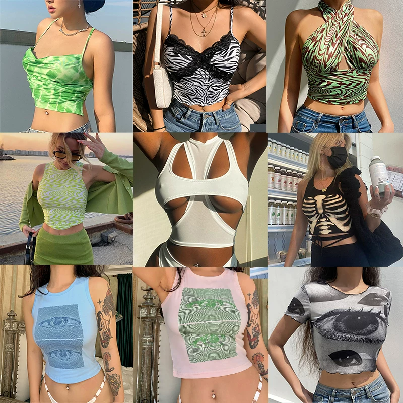 Топ 90-х Bustier для Y2K корсет сексуальный топ crop