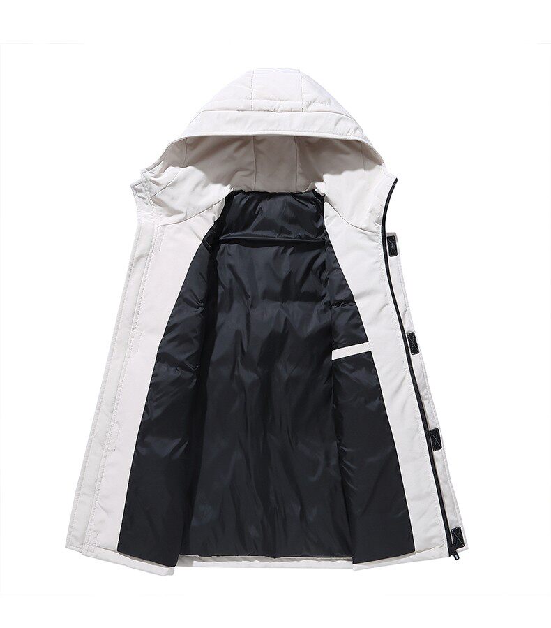 товар из китая lengthen men down jacket fashion winter warm thick 90% white 16eme nord