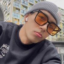 BOLON Tyrannosaurus Korean version of night vision yellow sunglasses fashion internet celebrity model big face slimming polarized anti-ultraviolet sun