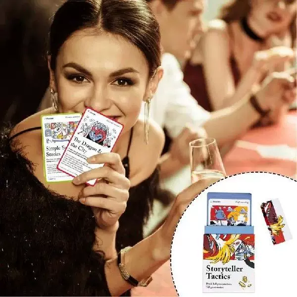 [54 карточек в коробке Storyteller Tactics Cards Упражнение ваши]