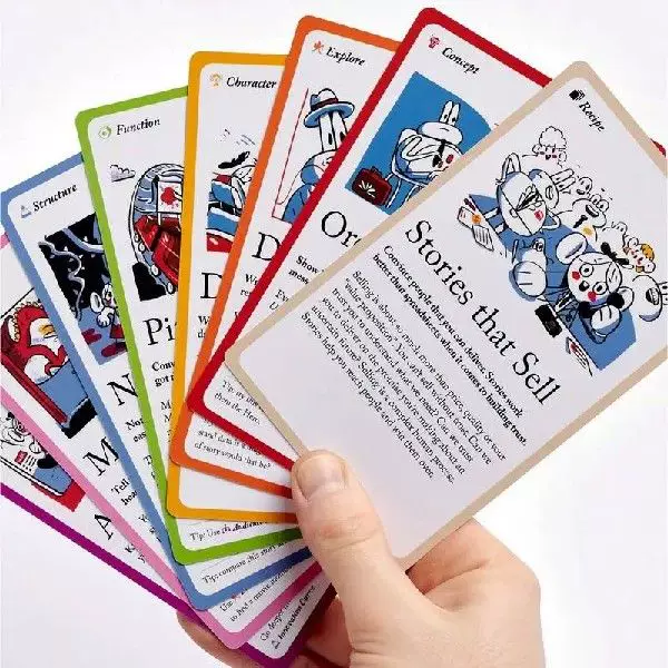 [54 карточек в коробке Storyteller Tactics Cards Упражнение ваши]