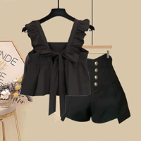 Черные шорты#黑 黑