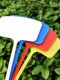 Señal de inserción de terreno de jardinería de superficie, más etiqueta de superficie, etiqueta de inserción de terreno de plantación de campo, señal de identificación de etiqueta suculenta, etiqueta grande, señal de inserción de terreno de siembra suculenta blanca y amarilla grande, señal de identificación de campo de plástico