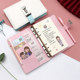 Password Diary for Girls, Secret Notebook with Lock, Exquisite Notebook for Best Friends, Fresh Style, Gift for Best Friends, Colorful Buckle Multifunctional Notebook for Students