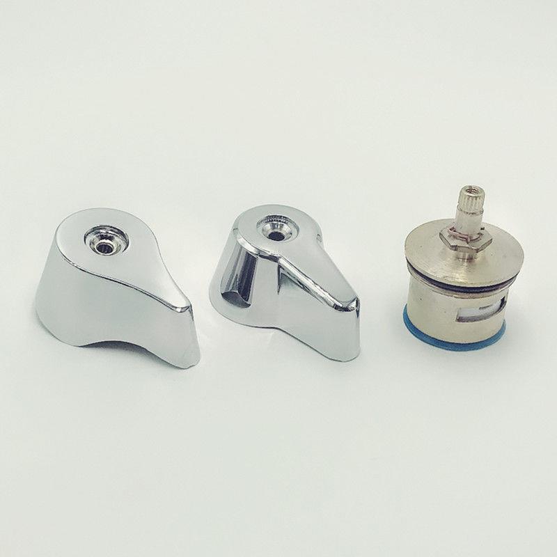 Thick rinse valve rotating handle squat toilet valve switch ceramic valve core assembly