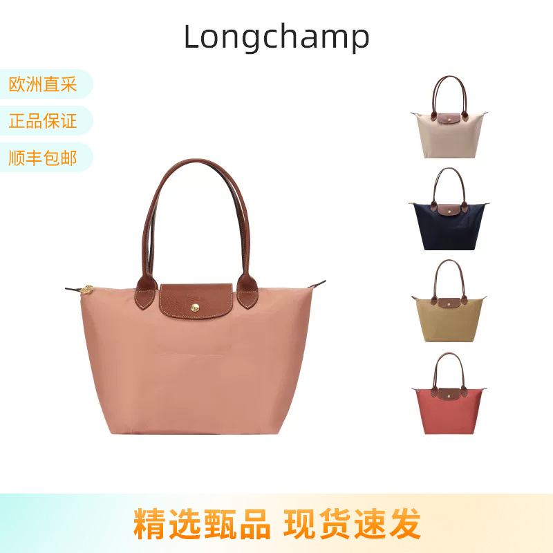 Longchamp Women's Medium Long Handle Foldable Dumpling Bag Tote Bag Handheld Shoulder Bag 2605 089 Longchamp Women's Medium Long Handle Foldable Dumpling Bag Tote Bag Handheld Shoulder Bag 2605 089