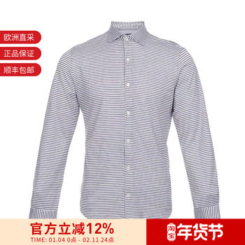 [Premium Selection] Eleventy Men's Cotton Long Sleeve Shirt 979Po0025 Pol19015