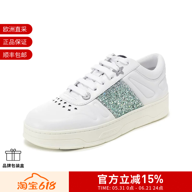 Jimmy Choo Women's Thick-Soled Lace-Up Casual Sneakers Hawaii F Clj Jimmy Choo Women's Thick-Soled Lace-Up Casual Sneakers Hawaii F Clj