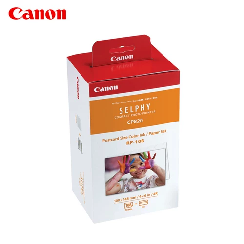 Canon RP-108 Фото бумага 6-дюймовая фазовая бумага KP CP1300 1500 лента CP1200 Фото бумага CP910 Hydent Flight Peating Heating Poor Transf