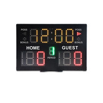 Hoircure basketball game electronic scoreboard 11-digit electronic scoreboard scorer volleyball