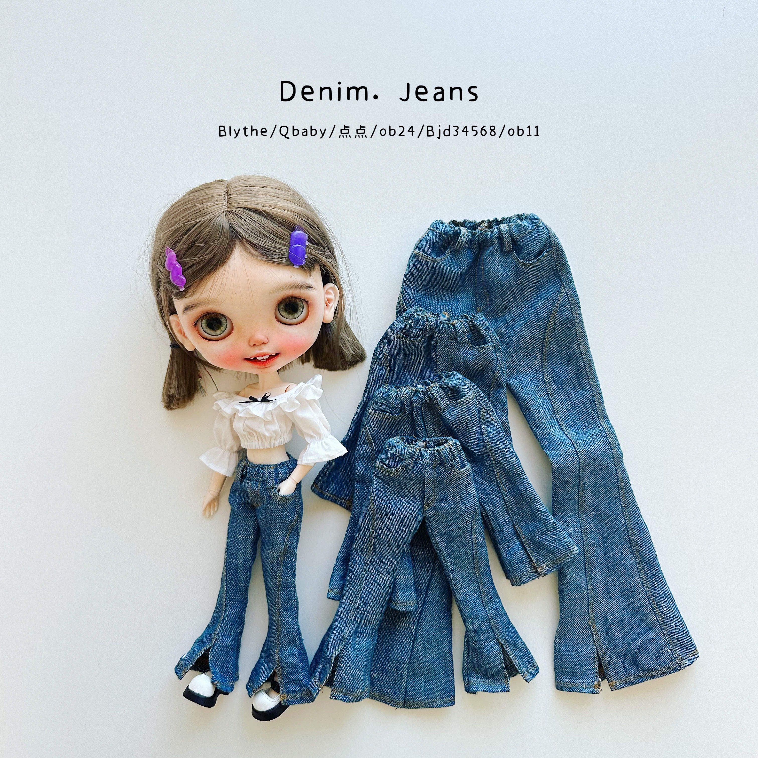 (Cowboy Horn Pants) Spot Spice Girls Bjd4568 Sub-ob11blythe Little Bucotton Baby Dreams Girl-Taobao