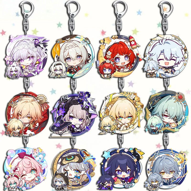 Bingte Pendant with High-Quality Acrylic Keychain, Suitable for Student Backpack Decoration, Portable Backpack Accessory, Small Gift Bingte Pendant with High-Quality Acrylic Keychain, Suitable for Student Backpack Decoration, Portable Backpack Accessory, Small Gift
