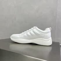 Prada Prada 22 new mens classic lace calf leather low help casual sports board shoes mens shoes