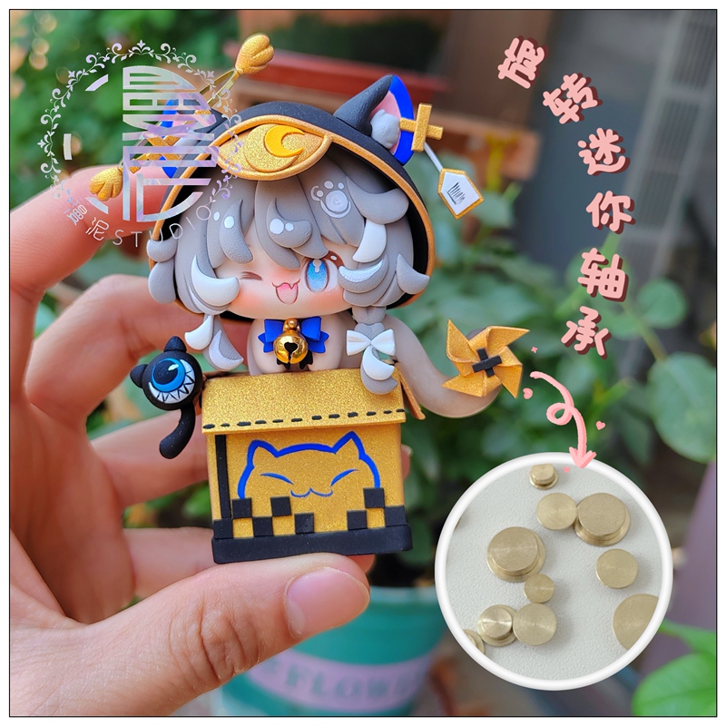 【Man Ni Jia】Diy Rotating Disc Handmade Mini Bearing Special Small Bearing for Clay Nail Art