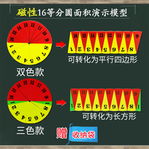 Magnetic 16 and other circle circumference calculation formula deduces the formula of the calculation of the circumference of the elementary school mathematical teacher of the disc and the rectangular area conversion circumference