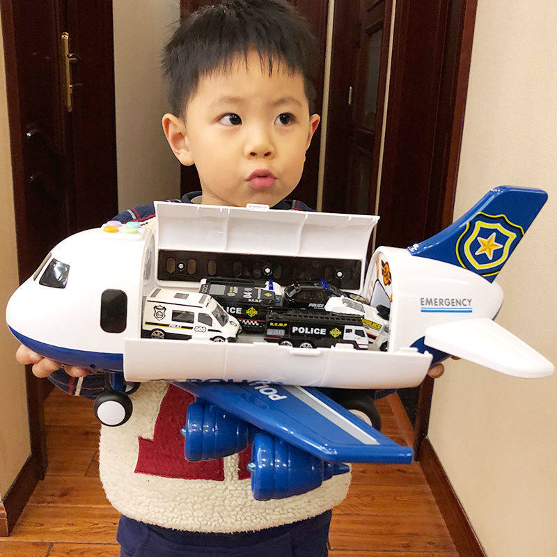 Children Toy Airplane Boy Boy Boy 3 Years Old 2 Baby Large Size Super-Fall Puzzle Versatile And Deformed Small Car