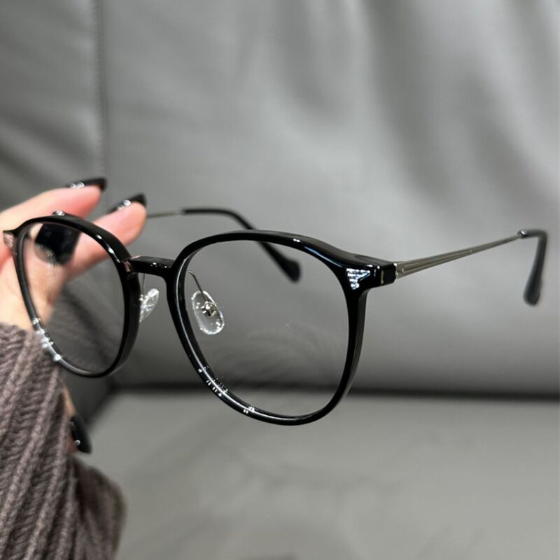 Lightweight Round-Frame Prescription Glasses for Women, Can Be Customized with High Degrees of Prescription, Stylish for Students Who Wake up Early, Suitable for Square and Round Faces, Make the Face Look Slimmer Without Makeup Lightweight Round-Frame Prescription Glasses for Women, Can Be Customized with High Degrees of Prescription, Stylish for Students Who Wake up Early, Suitable for Square and Round Faces, Make the Face Look Slimmer Without Makeup