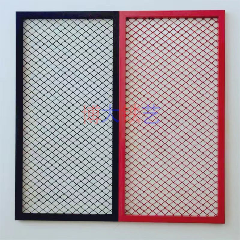 Industrial Wind Rhomboid Mesh Sheet Encrypted Barbed Wire Sheet Mesh Red Wall Small Mesh Iron Art Screen Partition Hollowed-out Suspended Ceiling-Taobao