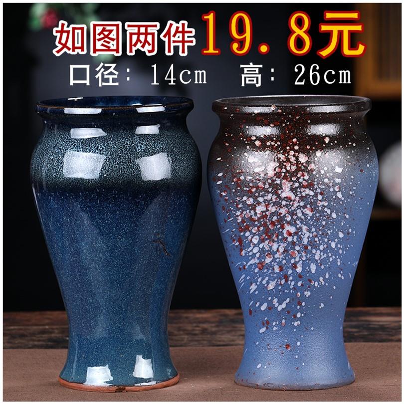 Lixing Coarse Pottery Multi-Meat Flower Pot Plant Master Cliffhanger Type Large Horn High Cylinder Green Loo Cut Breathable Pottery-Taobao