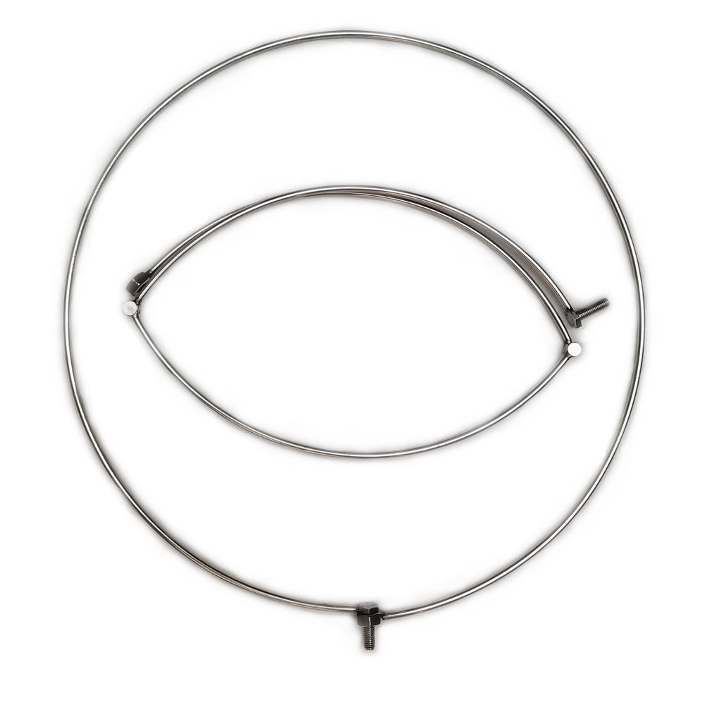 Solid stainless steel fishing net ring fishing net head foldable fishing net head solid one fishing net ring 8m fishing net head