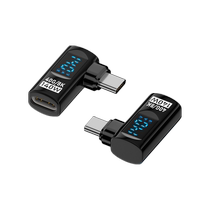 140W digital display U-shaped adapter transmits full-function typec male to female lightning data cable lightning 8K video iPhone15 16 mobile phone power current electricity