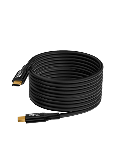 Full-Featured Dual-Head Type-C Extended Data Cable Pd100W Lightning Fast Charging 20Gbps High-Definition Video Cable Male-To-Male Suitable for Apple Iphone15 Mac Laptop Tablet Ipad16