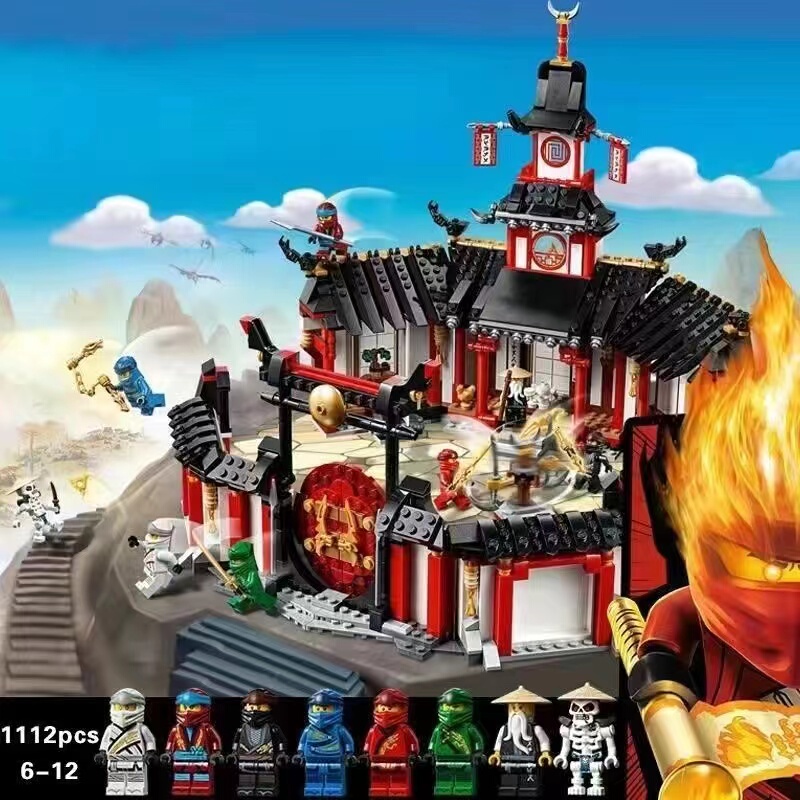 Lego 2026 High Phantom Ninja Witch's Phantom Spin Technique Training Hall Building Block Toy Birthday Gift