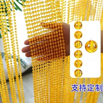 Crystal Bead Curtain New Door To Door Toilet Partition Curtain Acrylic Round Pearl Door Curtain Household Free Stiletto Crystal Curtain